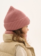 Шапка Knot merino fleece pale rose 3-5л, фото 5