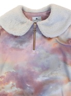 T6PT-AW23/PRINT Свитшот Raspberry Plum девочки, фото 3