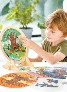 E1653_HP Игрушка развивающая "Умняшка" пазлы четыре сезона, фото 3