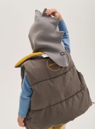 Шапка-шлем Dino Teddy l.grey 1-2г, фото 6