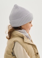 Шапка Knot merino fleece pearl grey 3-5л, фото 5