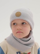 Снуд Lilen merino pearl grey 2-6л, фото 7